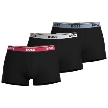 BOSS 3P Power Trunks Sort bomuld Small Herre