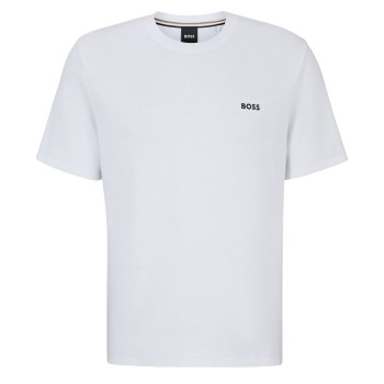 Se BOSS Waffle T Shirt Hvid X-Large Herre ved Timarco