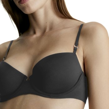 Calvin Klein Bh Minimalist Balconette Bra Sort A 80 Dame