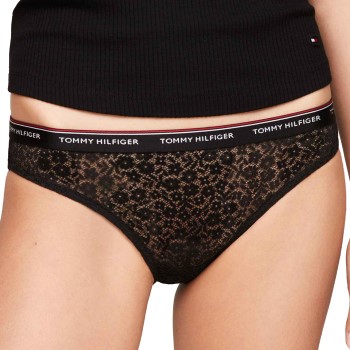 Tommy Hilfiger Trusser 3P Premium Essentials Lace Briefs Flerfarvet polyamid X-Small Dame