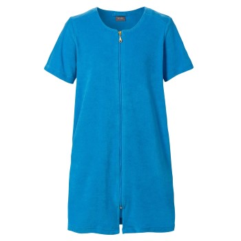 Trofé Trofe Short Sleeved Beachrobe Blå Large Dame