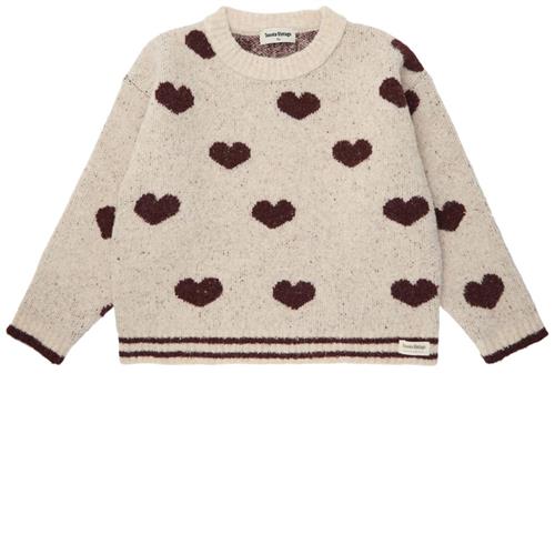 Tocoto Vintage Heart Trøje Pink | Lyserød | 10 years