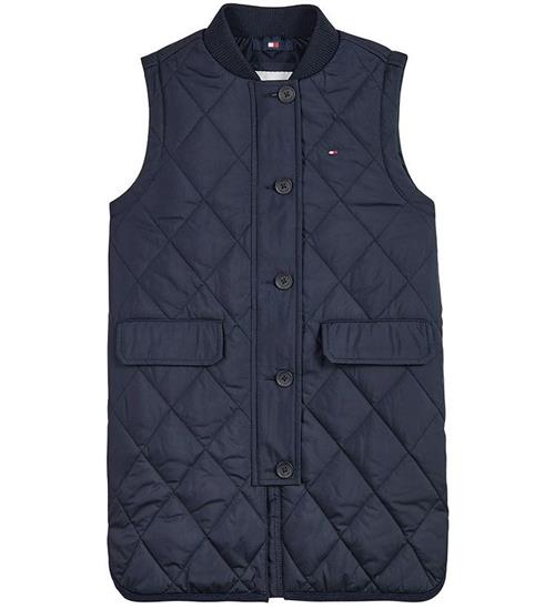 Se Tommy Hilfiger Tommy Hilfiger Dynevest - Lang - Desert Sky ved KidsWorld