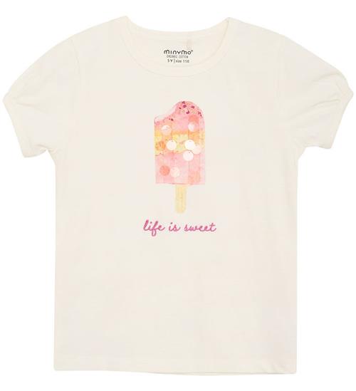 Se Minymo T-Shirt - Pristine m. Is ved KidsWorld