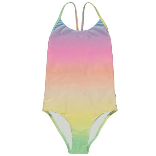 Molo Nanna Badedragt Sorbet Rainbow | Lyserød | 128 cm