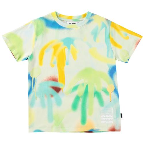 Molo GOTS Rame T-shirt Palmtree Spray | Grønn | 92 cm