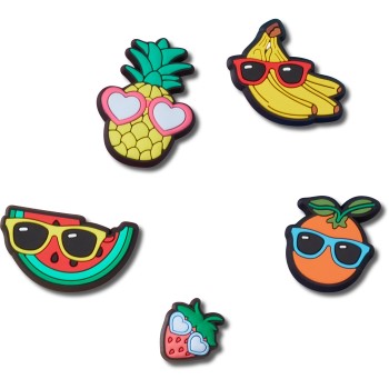 Crocs 5P Jibbitz Cute Fruit With Sunnies Flerfarvet One Size Barn