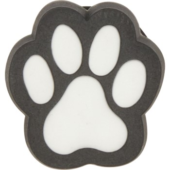 Se Crocs Jibbitz Paw Print Hvid One Size Barn ved Timarco