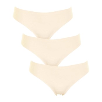 Missya Trusser 3P Seamless string Beige Medium Dame