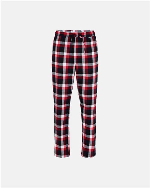 Pyjamasbukser | 100 flannel bomuld | Rødternet