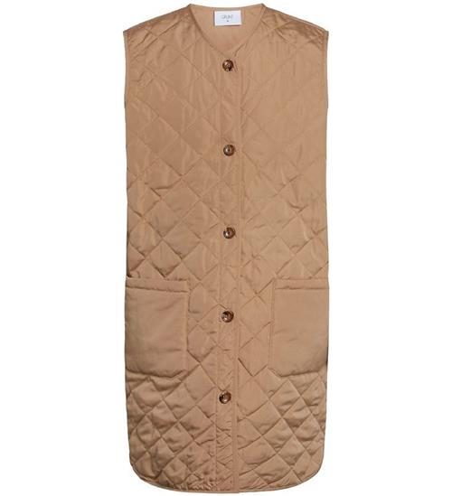 Se Grunt Grunt Dynevest - Quiltet - Mary - Coffee Brown ved KidsWorld