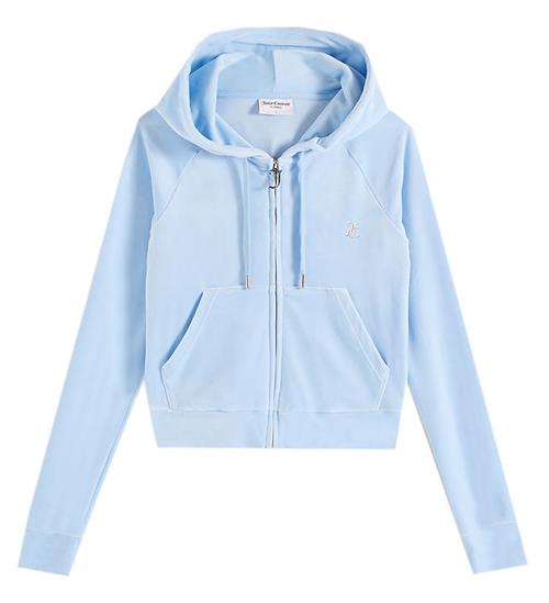 Juicy Couture - Teen Juicy Couture Cardigan - Madison - Velour - Powder Blue