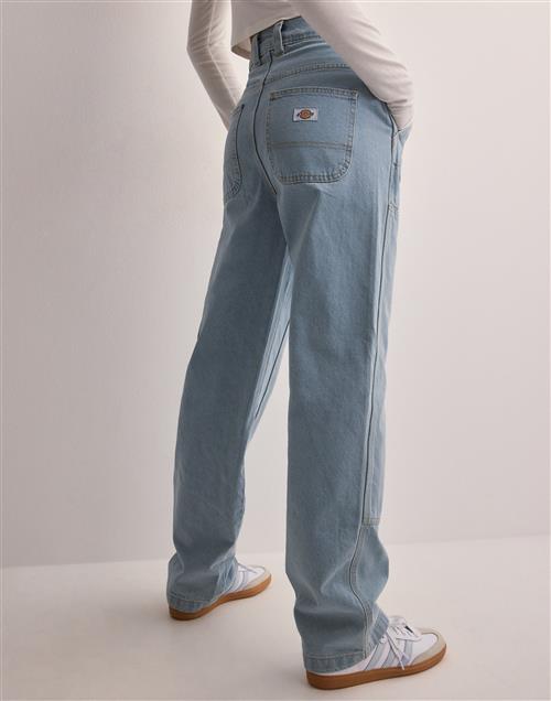 Se Dickies - Blå - Madison Double Knee Denim W ved Nelly