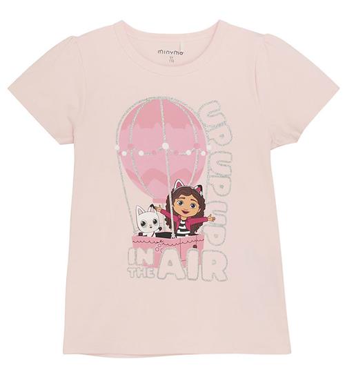 Minymo Minymo T-shirt - Gabby's Dollhouse - Pink Dogwood