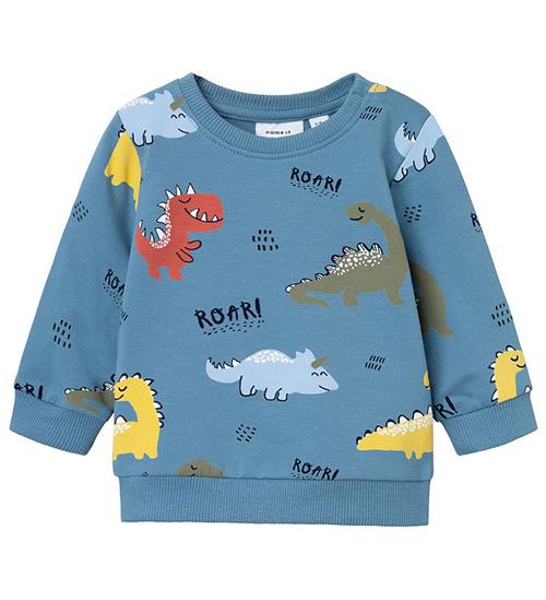 Se Name It Name It Sweatshirt - NbmHimmel - Provencial Blue ved KidsWorld