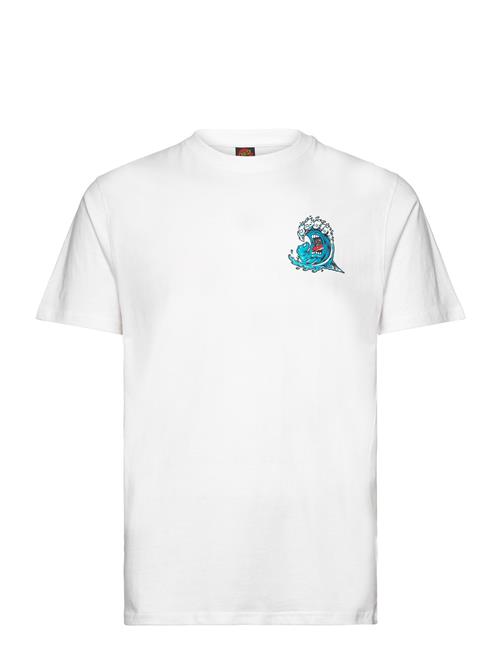 Se Santa Cruz Screaming Wave T-Shirt Santa Cruz White ved Booztlet