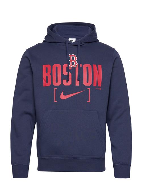 Se NIKE Fan Gear Boston Red Sox Men's Nike Mlb Club Slack Fleece Hood NIKE Fan Gear Navy ved Booztlet