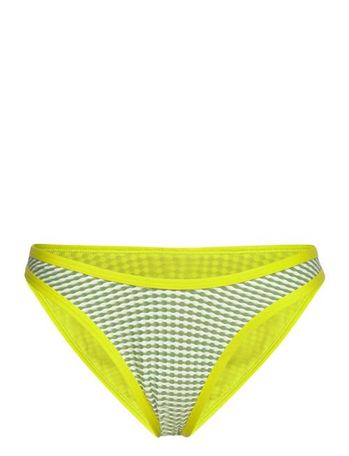 Se Gingham Scoop Bottom Speedo Green ved Booztlet