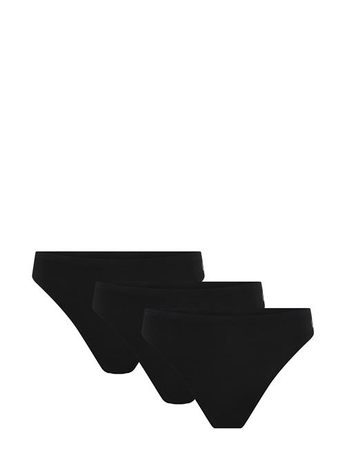 3-Pack Women Bamboo String Brief URBAN QUEST Black