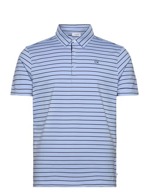 Se Calvin Klein Golf Silverst Polo Calvin Klein Golf Blue ved Booztlet