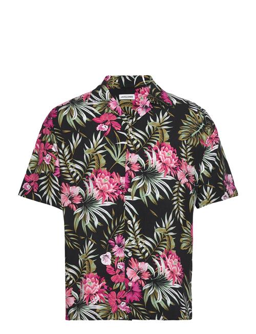 Jack & Jones Jjejeff Aop Resort Shirt Ss Sn Jack & J S Pink