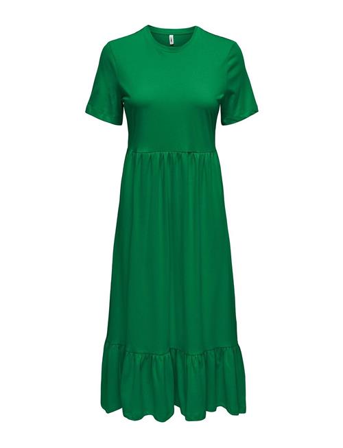 ONLY Onlmay Life S/S Peplum Calf Dress Jrs ONLY Green