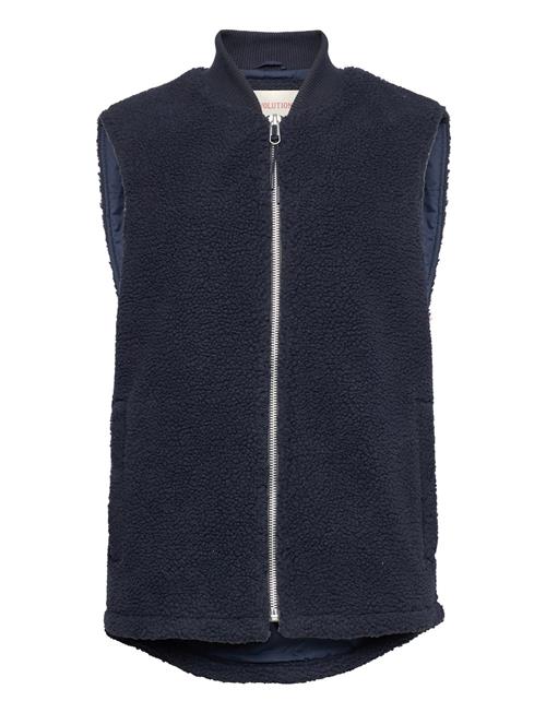 Se Revolution Fleece Bomber Vest Revolution Blue ved Booztlet