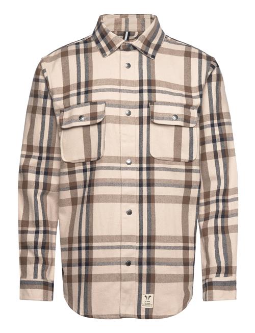 Fat Moose Adrian Cotton Check Shirt Fat Moose Cream