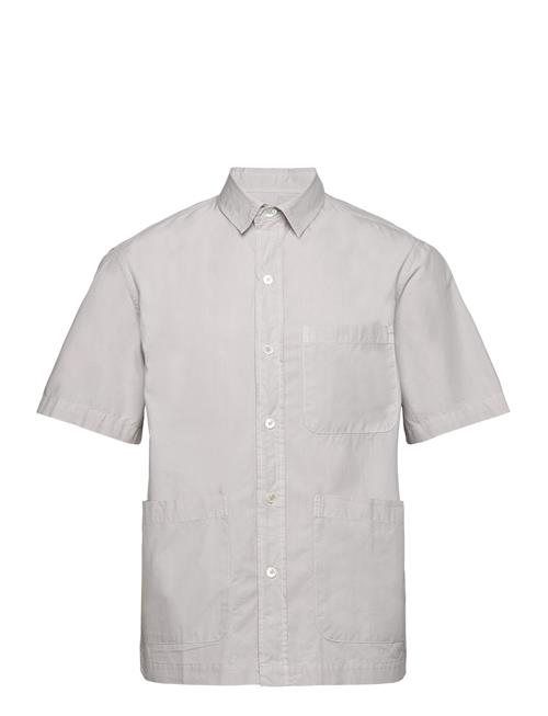 Garment Project Short Sleeved Shirt - B White Garment Project Grey