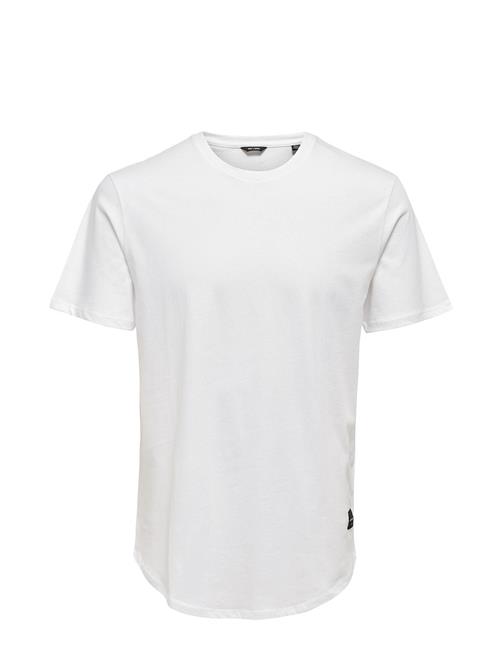 ONLY & SONS Onsmatt Longy Ss Tee Noos ONLY & SONS White