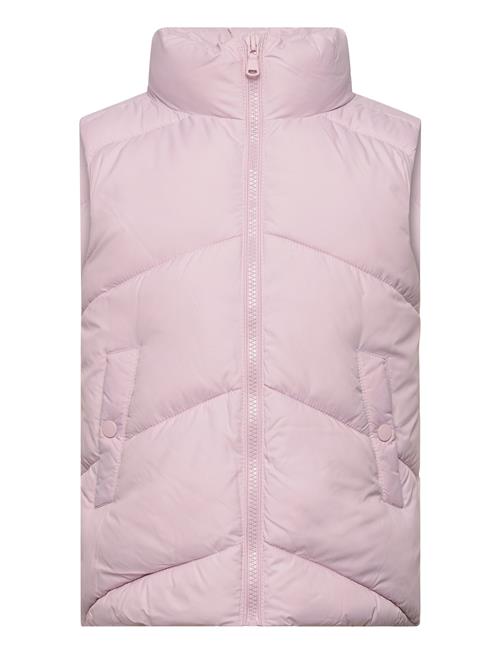 Se Mango Quilted Gilet Mango Pink ved Booztlet