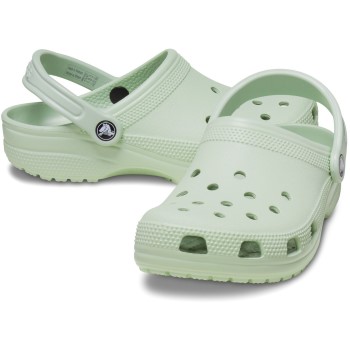 Se Crocs Classic Unisex Lysegrøn US M11 (EU 45-46) ved Timarco