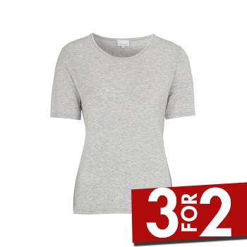 Se Damella Bamboo  31302 T-Shirt Grå Bambus Small Dame ved Timarco