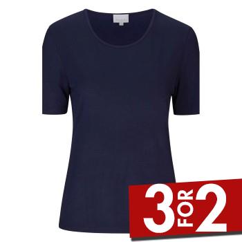 Damella Bamboo  31302 T-Shirt Marineblå Bambus Medium Dame