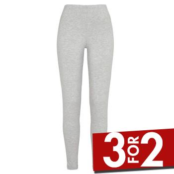 Damella Bamboo Leggings Grå bomuld Small Dame