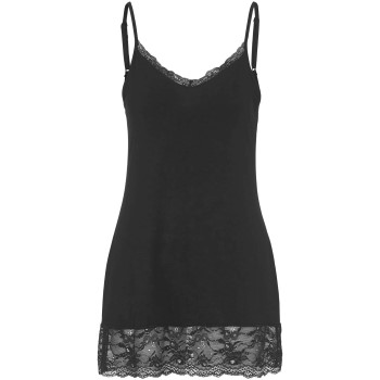 Damella Lace Camisole Sort viskose 42 Dame