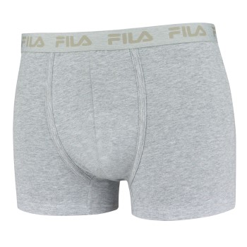 FILA 2P Cotton Boxers Grå bomuld Large Herre