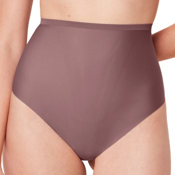 Triumph Trusser Shape Smart Highwaist Thong Rosa/Brun X-Large Dame