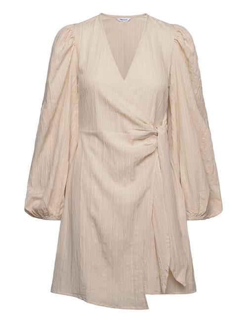 Axelle Wrap Dress Bubbleroom Cream