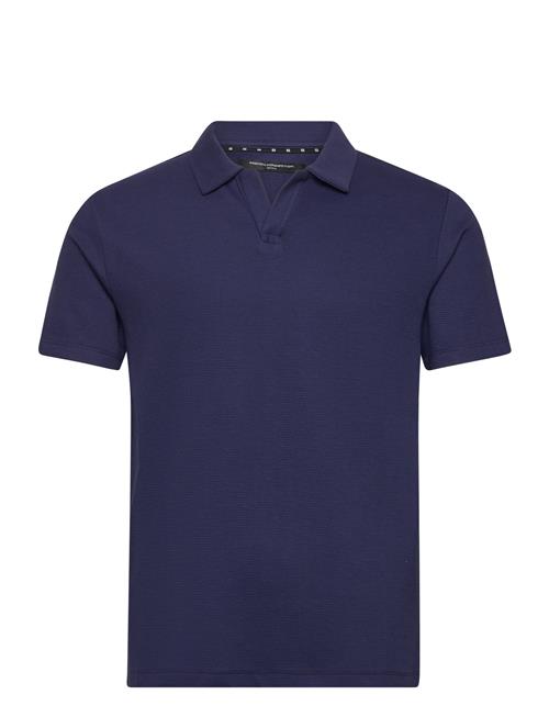 French Connection Ss Ottoman Trophy Neck Polo French Connection Navy