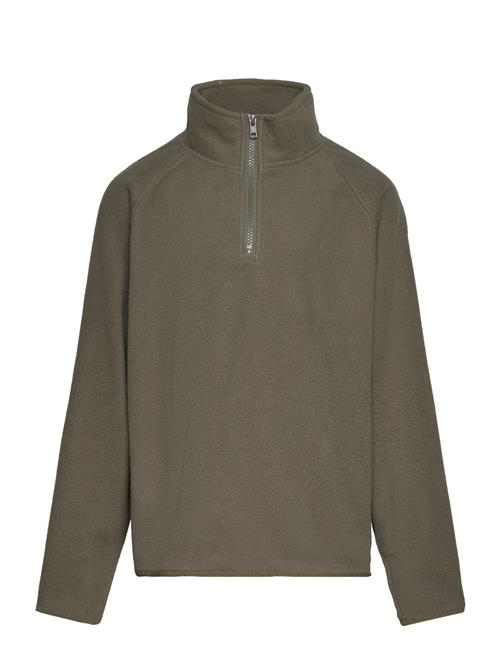 Darby Fleece Half Zip Grunt Green