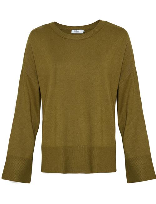 Se MSCH Copenhagen Mschdalinda Rachelle Pullover MSCH Copenhagen Khaki ved Booztlet