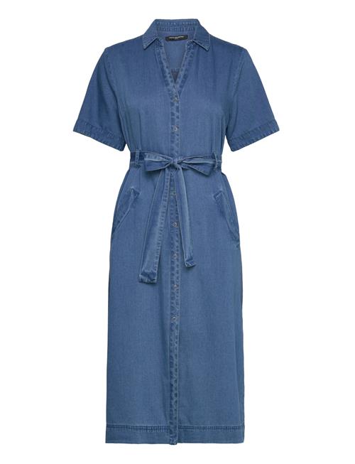 French Connection Zaves Chambray Denim Dress French Connection Blue