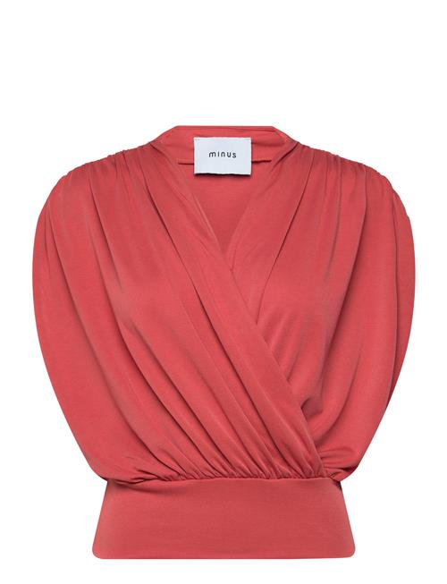 Minus Mselvie Modal Wrap Top Minus Red