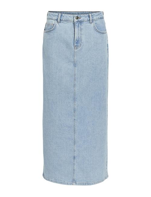 Object Objellen Mw Long Denim Skirt Noos Object Blue