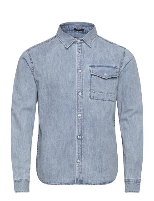 Denham Jaren Reg Denim Shirt Denham Blue