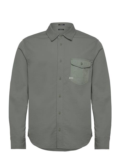 Denham Worker Reg Shirt Denham Khaki