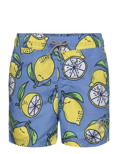 Jack & Jones Jpstfiji Jjswim Aop Ss24 Ly Jnr Jack & J S Blue