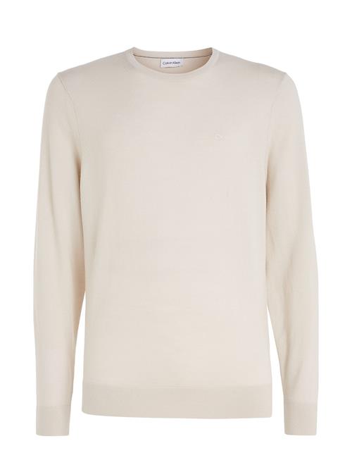 Calvin Klein Merino Rws Crew Neck Sweater Calvin Klein Cream