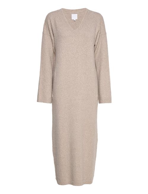 hálo Huurre Bouclé Knit Dress Hálo Grey